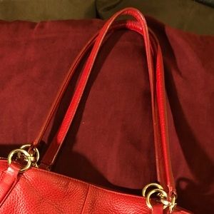 Red Coach Bag